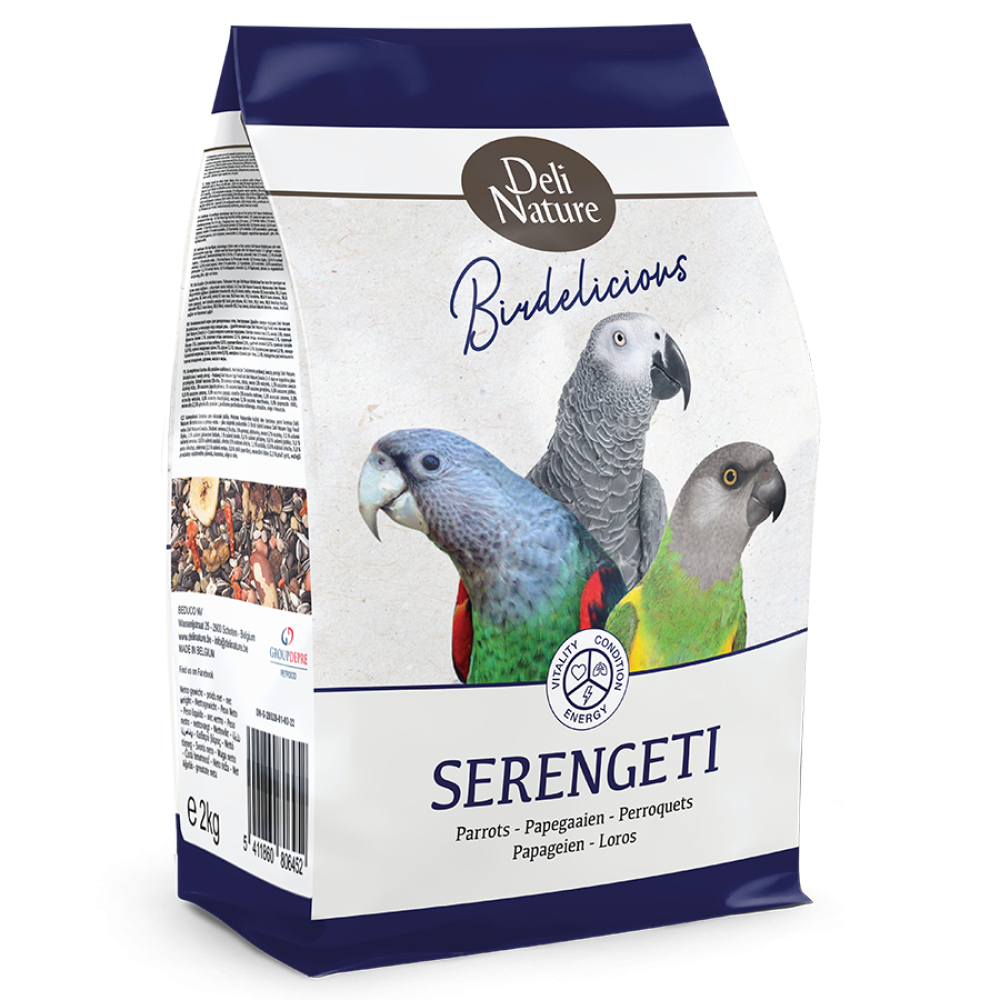 Delinature Birdelicious Serengeti Parrots