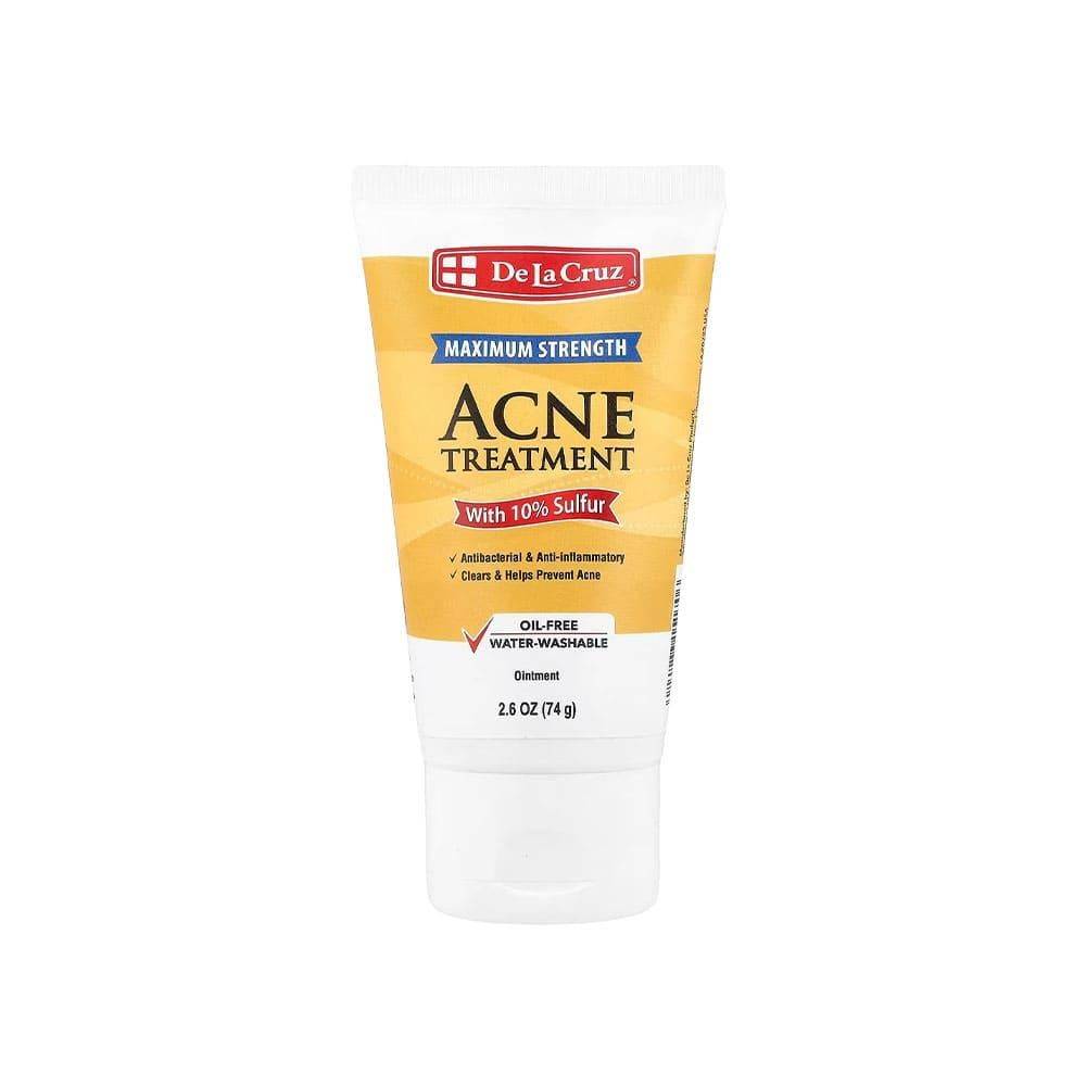 De La Cruz Acne Treatment Ointment with 10% Sulfate - 74 gm