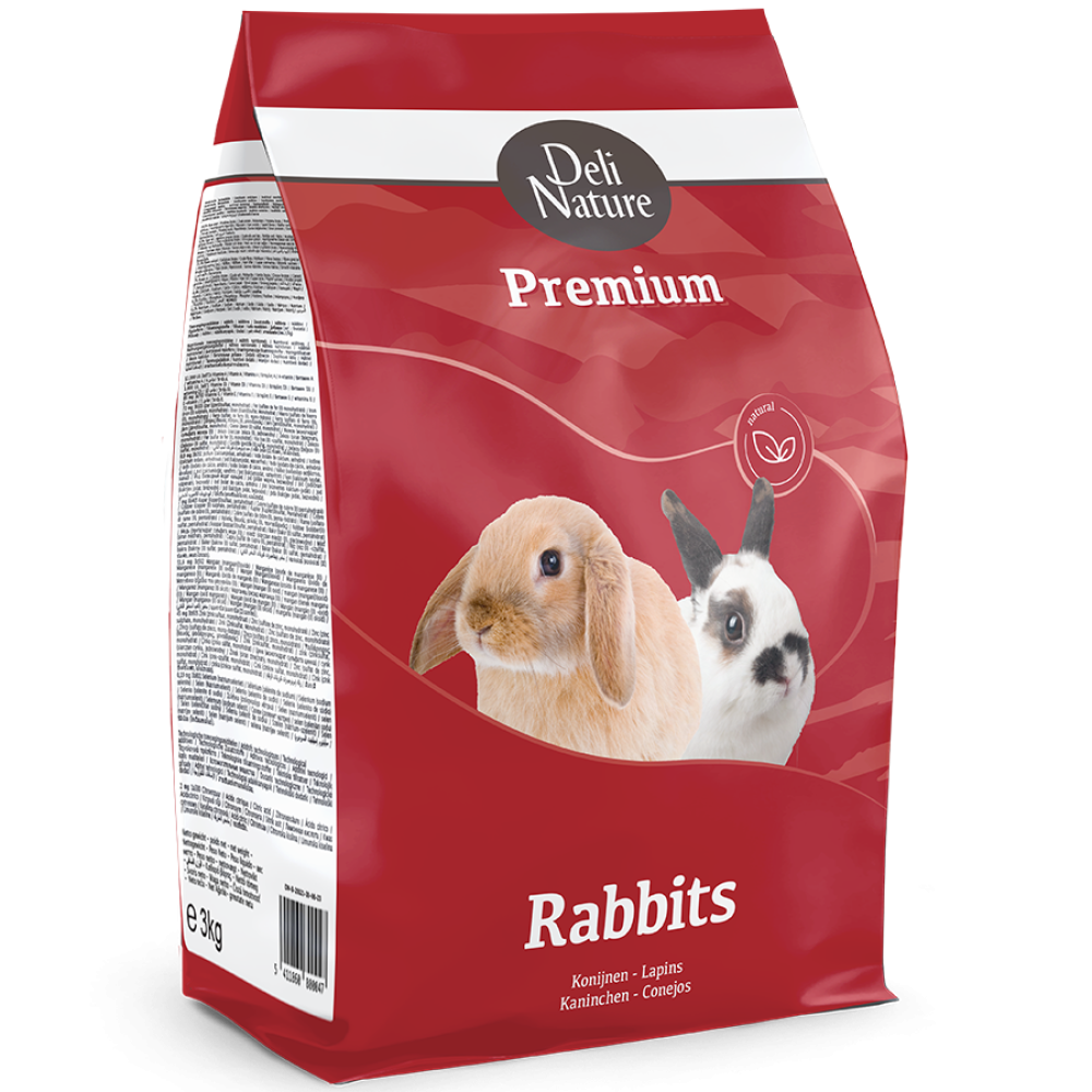 ديلي ناتشر غذاء الهامستر والوبر والأرانب Deli Nature Premium Rabbits
