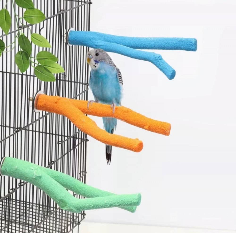 مبرد طيور LCY مجثم خشن لوقوف الطير Perch for Bird - مستلزمات اقفاص الطيور