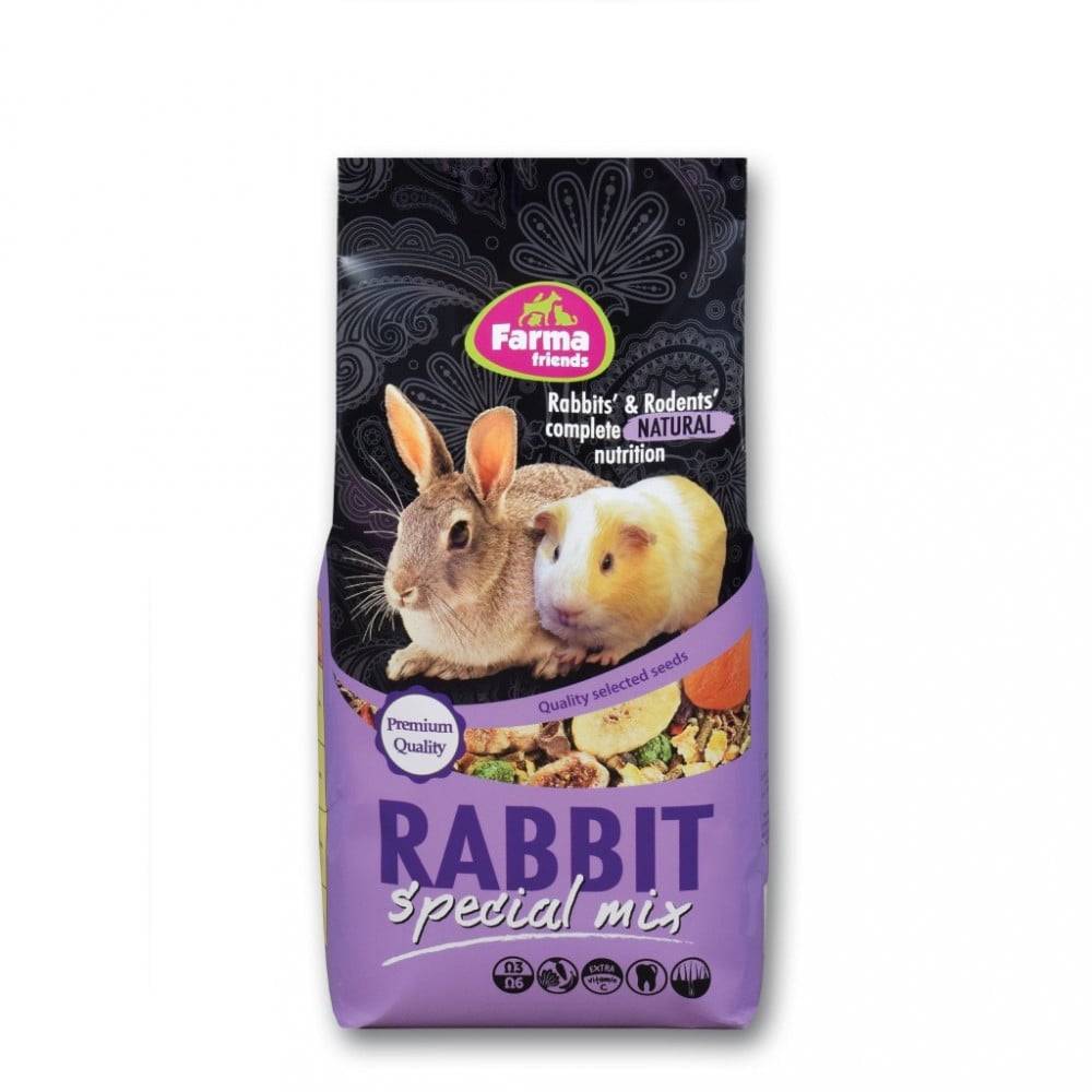 فارما فريندز طعام الارانب والهامستر والوبر Farmafriends Rabbit & Rodents Special Mix