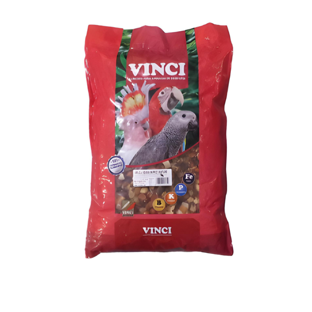 فينشي اكل ببغاء معلبة بقطع الفواكه الجافة 3 كجم VINCI PARROT DELICATESSEN WITH DRY FRUITS