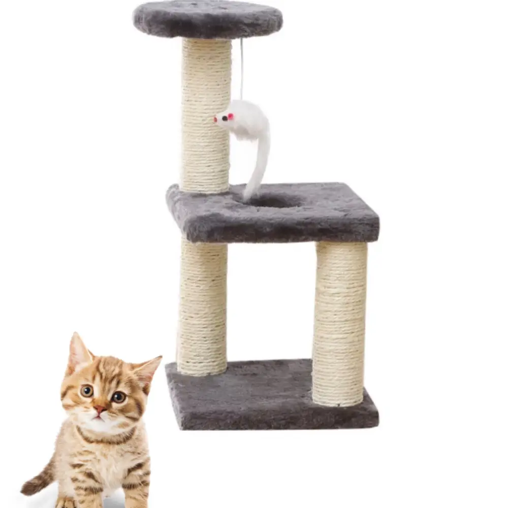 خداشة قطط على شكل مقعد 2في1 عمود خدش مع سرير Cat Scratching cat tree