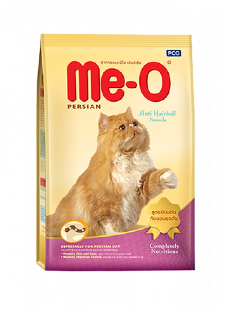 مي أو - طعام جاف للقطط نكهة الدجاج اللذيذة التحكم في كرات الشعر Me-O Persian Anti-hairball