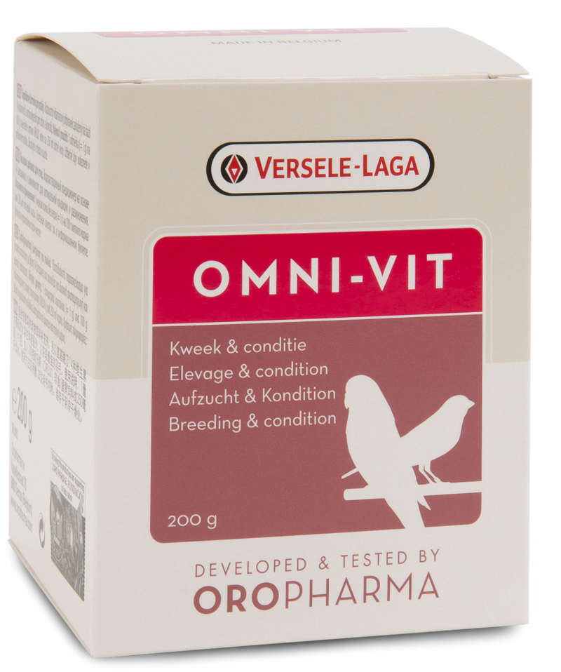 فيرسل لاقا اوروفارما اومني فيتامين لدعم صحة الطيور 200 جرام Versele-Laga Oropharma Omni-Vit 200g
