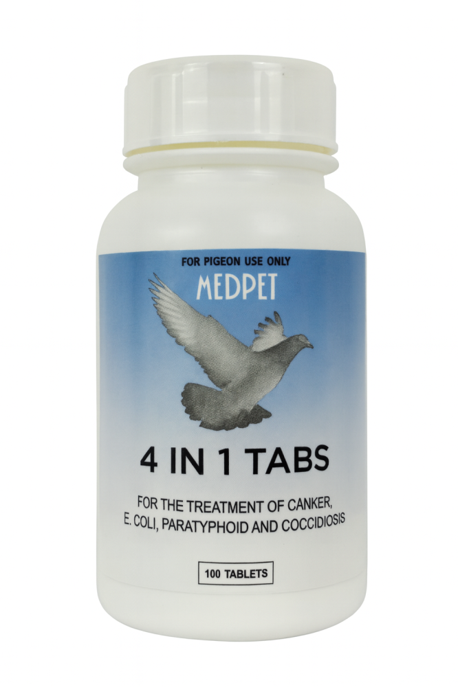 Medpet In Medpet In Tabs Complete Treatment For Pigeon Diseases