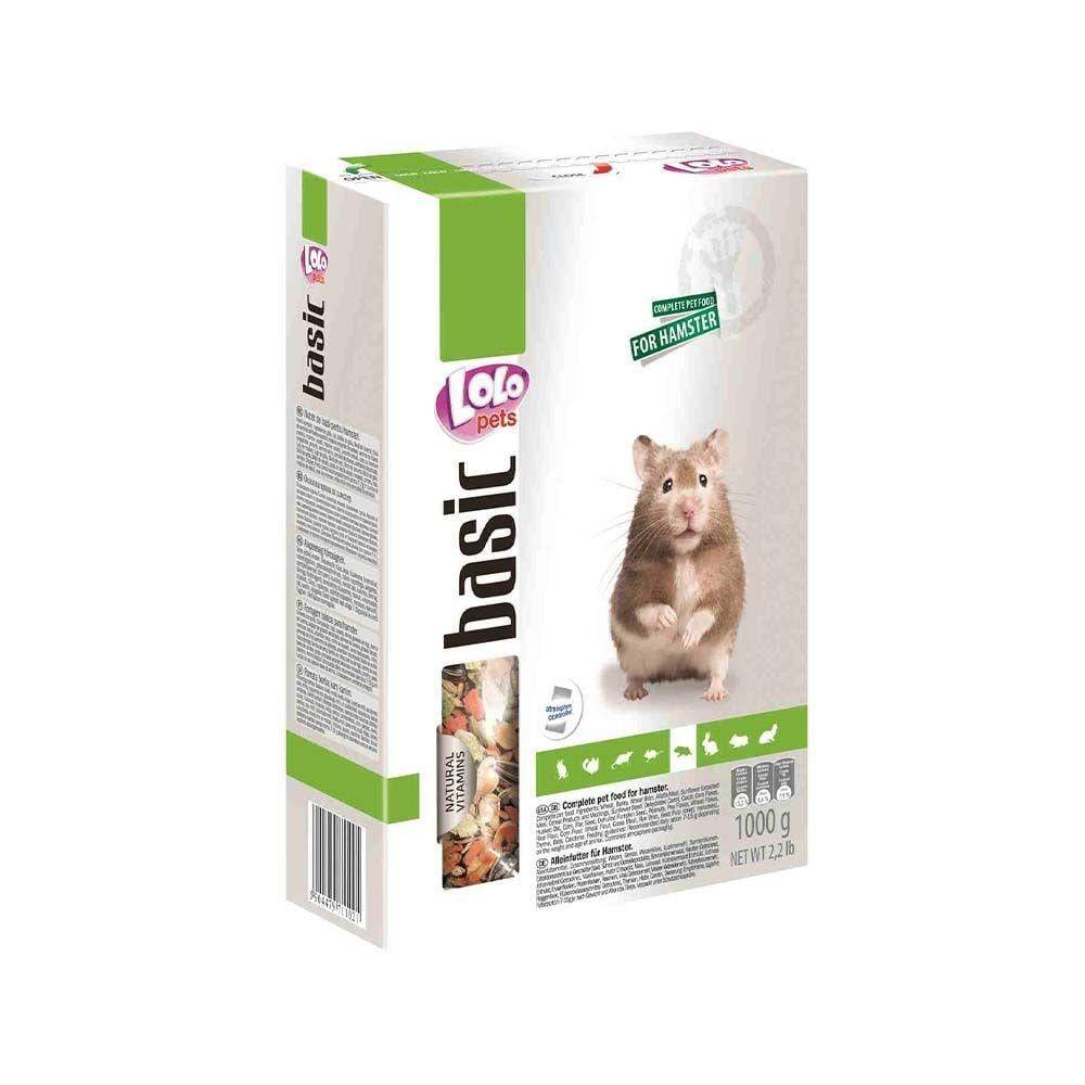 طعام متكامل للهامستر من لولو بيتس Lolo pets basic complete food for hamster of