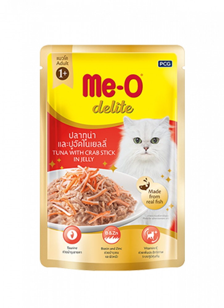 70G X Pcs Me O Delite Tuna With Crab Stick In Jelly