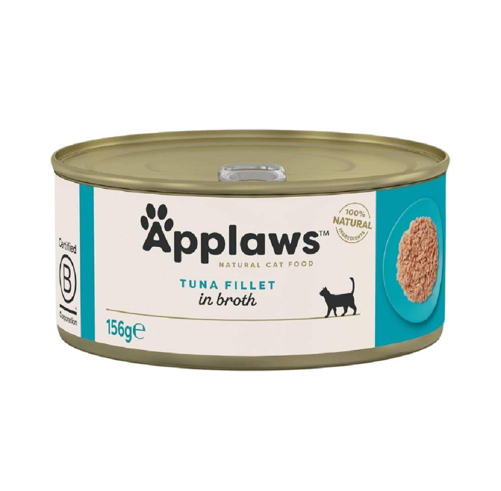 ابلاوز معلبات فيليه التونا في المرق 156 غرام Applaws Tuna Fillet in Broth 156g