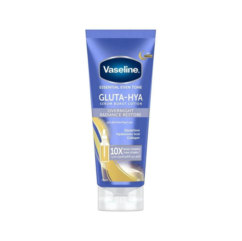 Vaseline Gluta-Hya Overnight Glow Serum Lotion - 200 ml