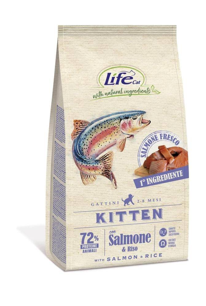 Life Cat With Salmon Rice Kitten Cat Food