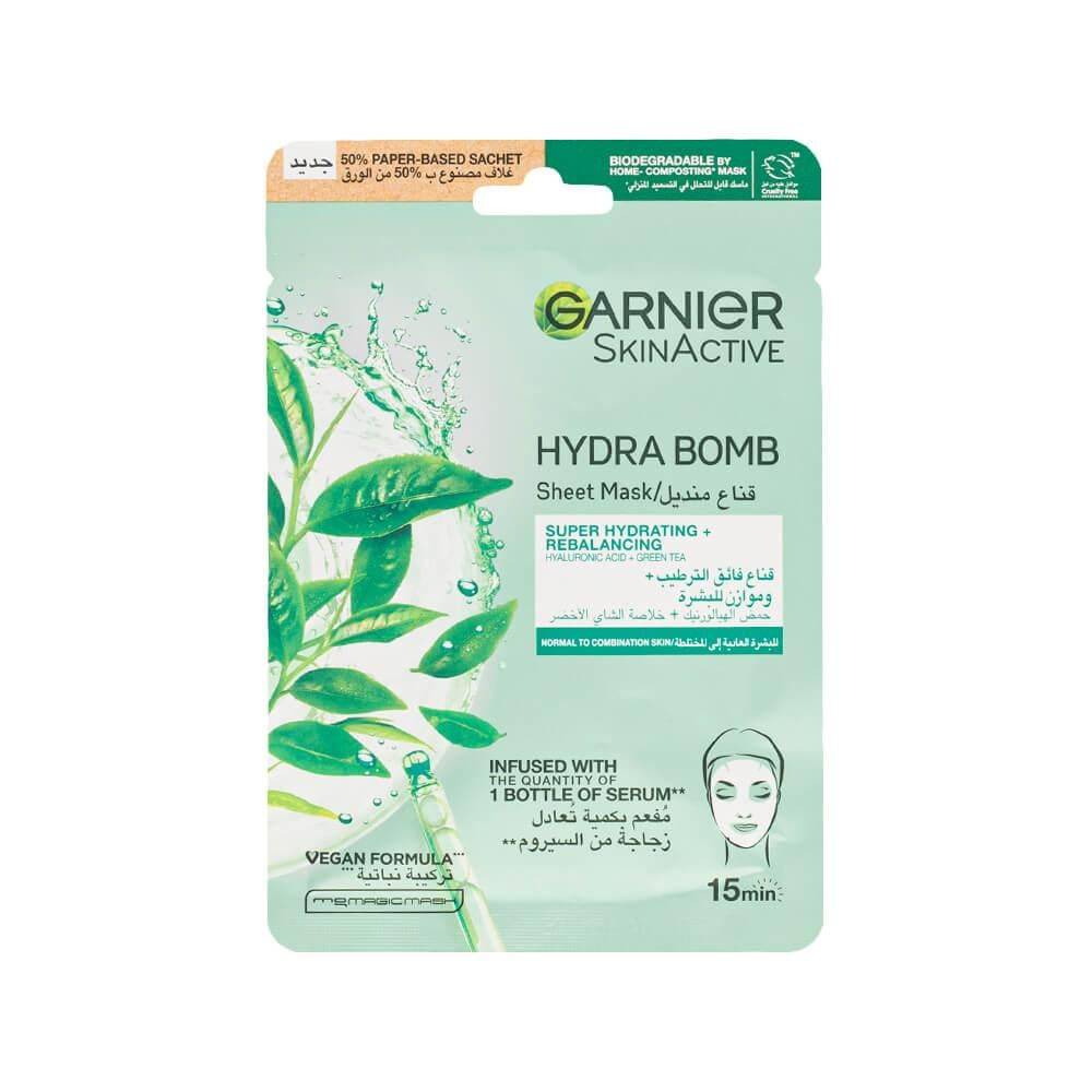 Garnier Hydra Bomb Tissue Mask with Green Tea Extract - 28 gm