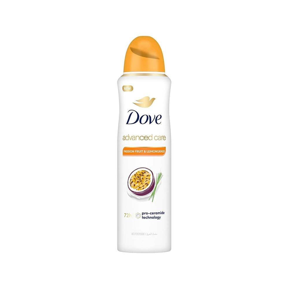 Dove Advanced Care Deodorant Spray with Passion Fruit and Lemongrass - 150 ml