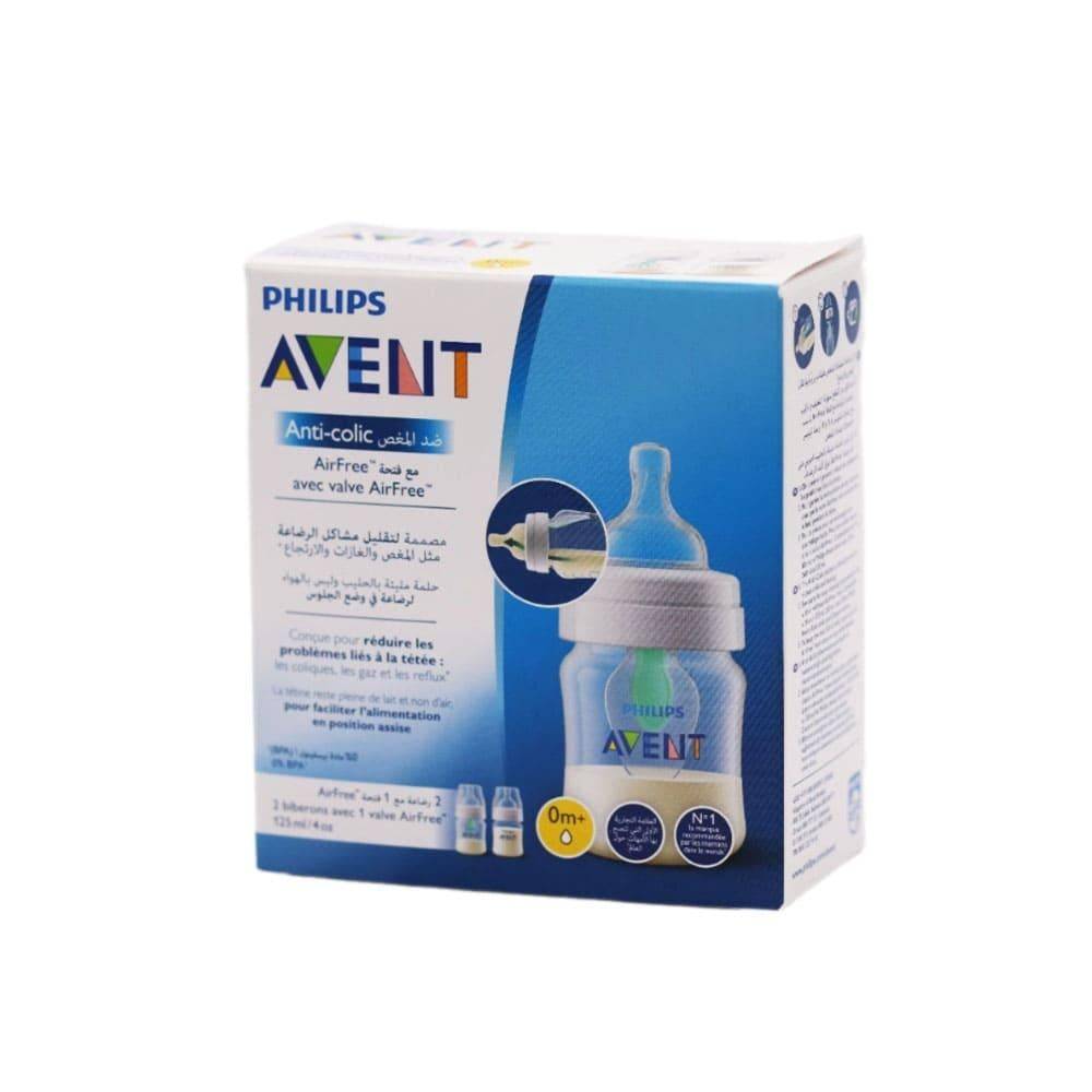 Philips Avent Anti-Colic Plastic Feeding Bottle (SCF810/24) 125 * 2 ml