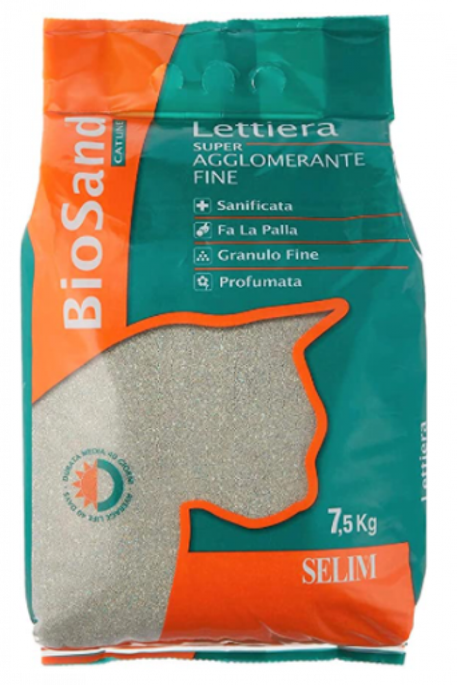 Biosand Ultra-Clumping Small Granules Cat Litter /Green بايو ساند حبيبات صغيرة سريعة التكتل - الاخضر