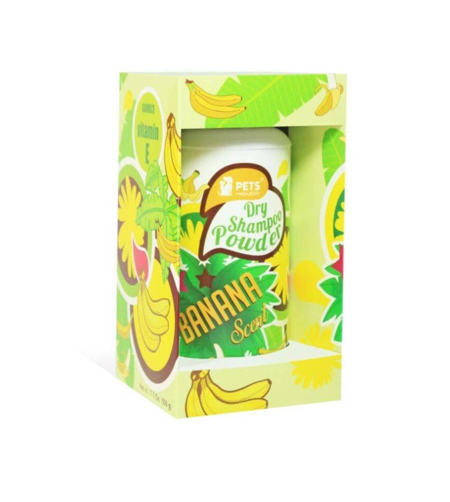 Pets Republic Dry Shampoo Powder - Banana