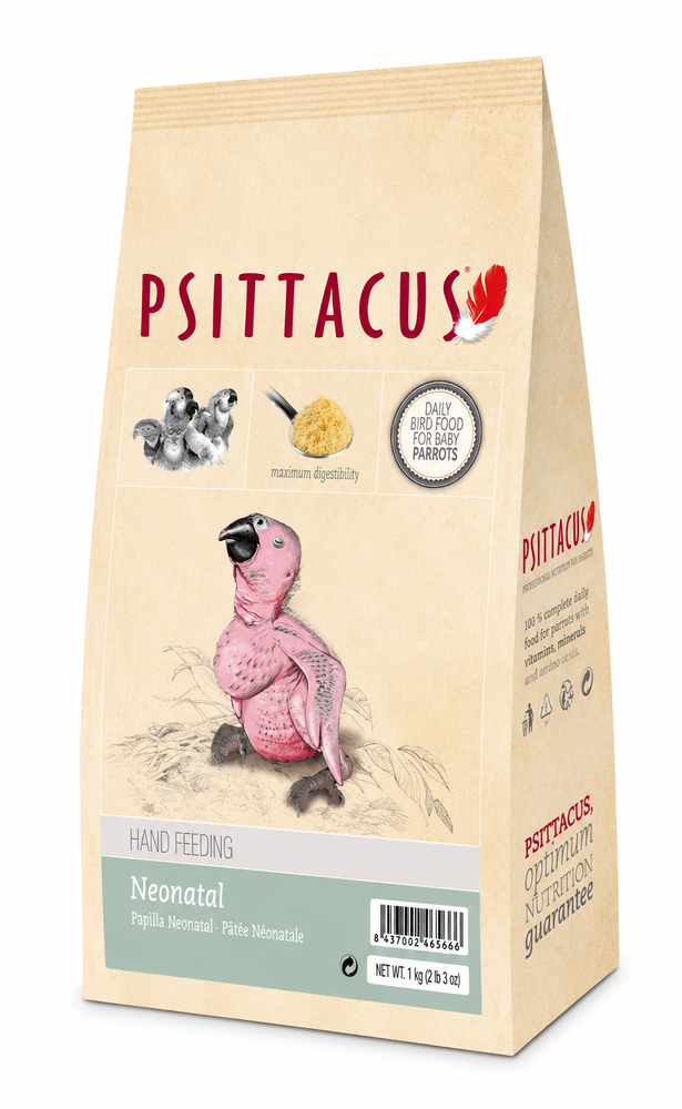سيريلاك الطيور الكبيرة من شركة سيتاكوس PSITTACUS Neonatal hand feeding