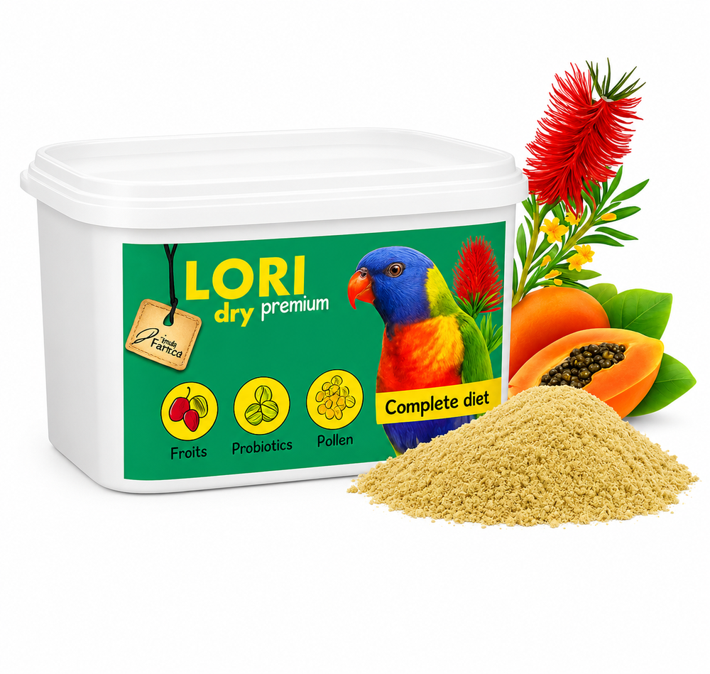 Your Parrot Lori Dry Premium يور باروت لوري دراي بريميوم غذاء جاف فاخر ومتكامل لطيور اللوري