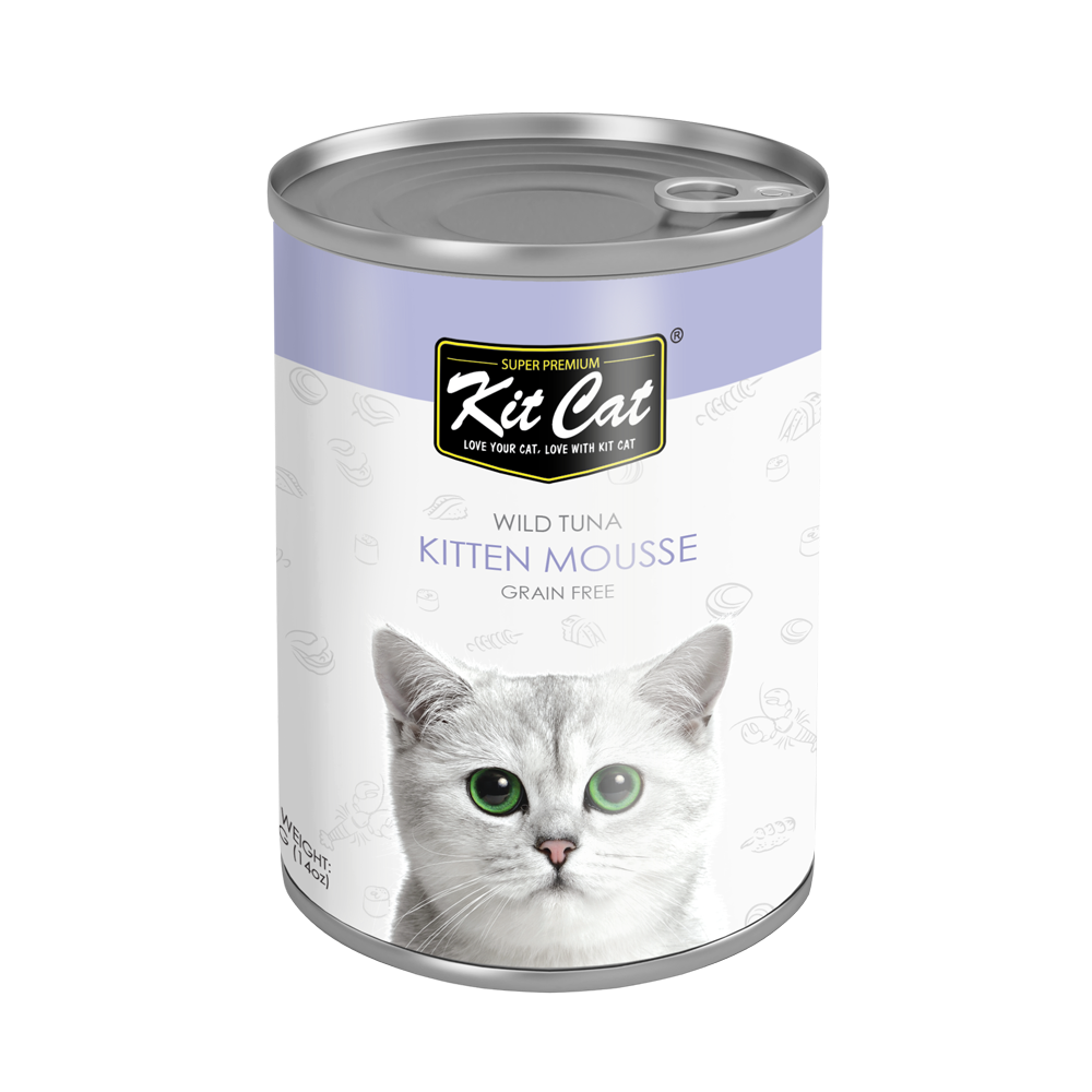 كت كات معلبات التونة المهروسة (طعام رطب للقطط الصغيرة) Kit Cat Tuna Kitten Mousse