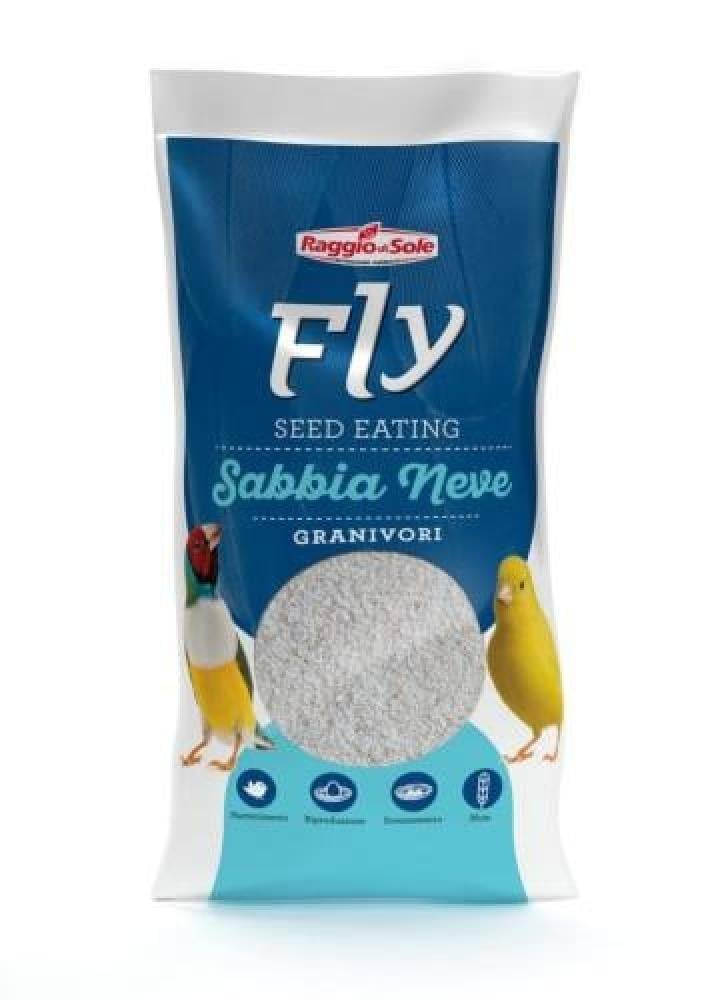 رمل السيليكا لأقفاص الطيور فلاي Fly Sabbia silicea per uccelli da gabbia