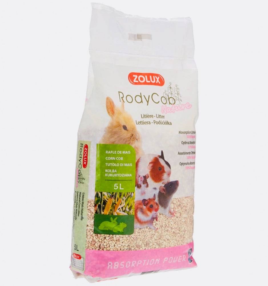زولوكس رودي كوب نشارة خشب طبيعية رمل للارانب والهامستر ZOLUX RodyCob Nature Litter for Rodent