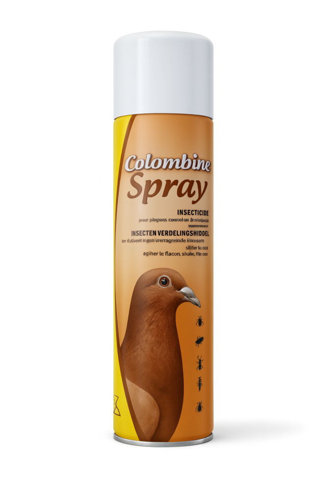 بخاخ كولومبين للقضاء على الحشرات للحمام من فيرسل لاقا Colombine Spray Insecticide for Pigeons