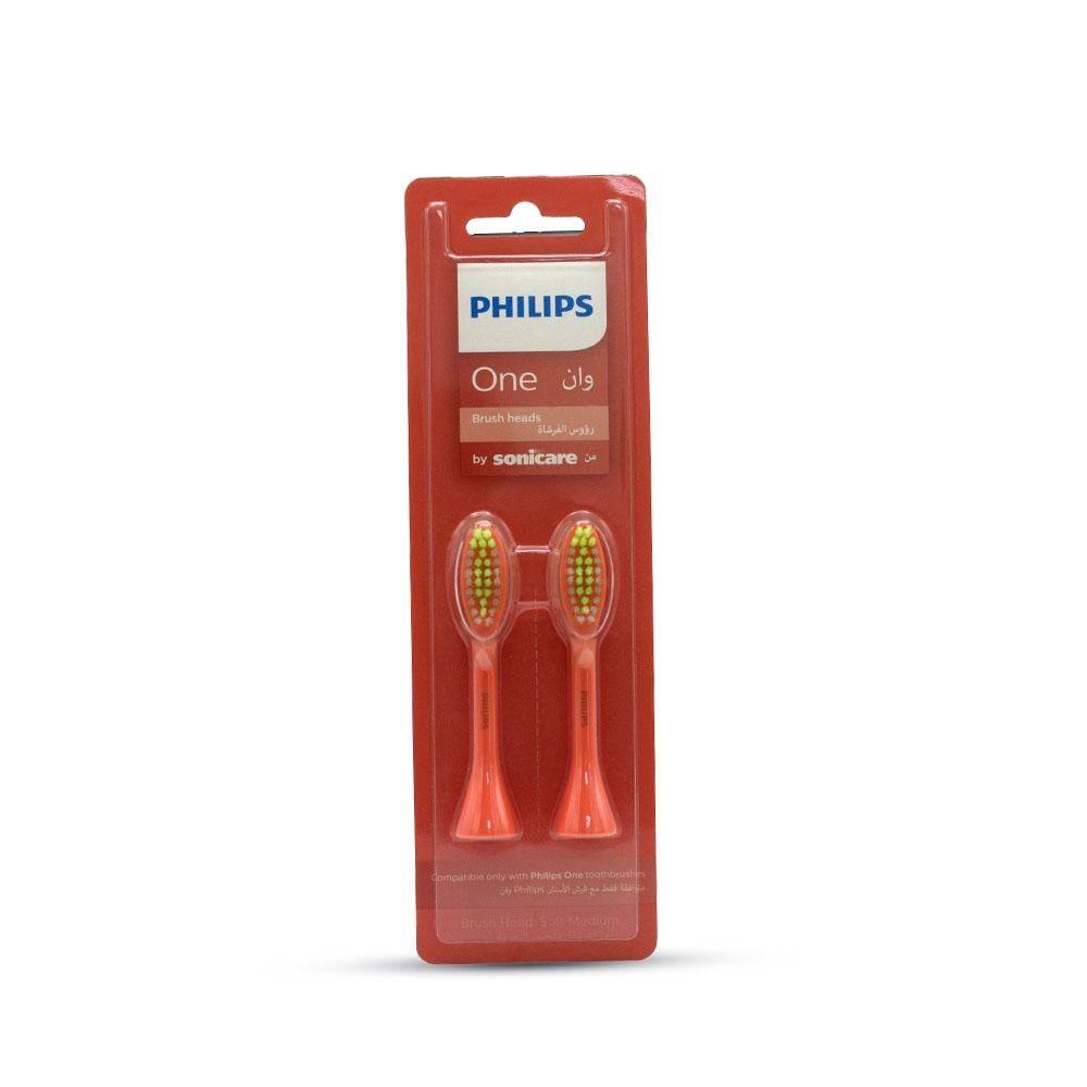 Philips One Sonicare Toothbrush Heads - Orange