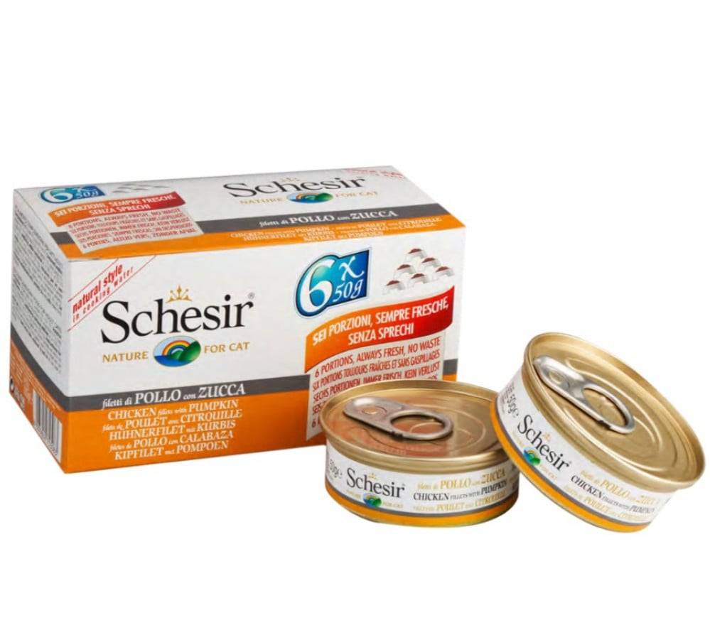 X Schesir Chicken With Pumpkin In Jelly 50G Multipack