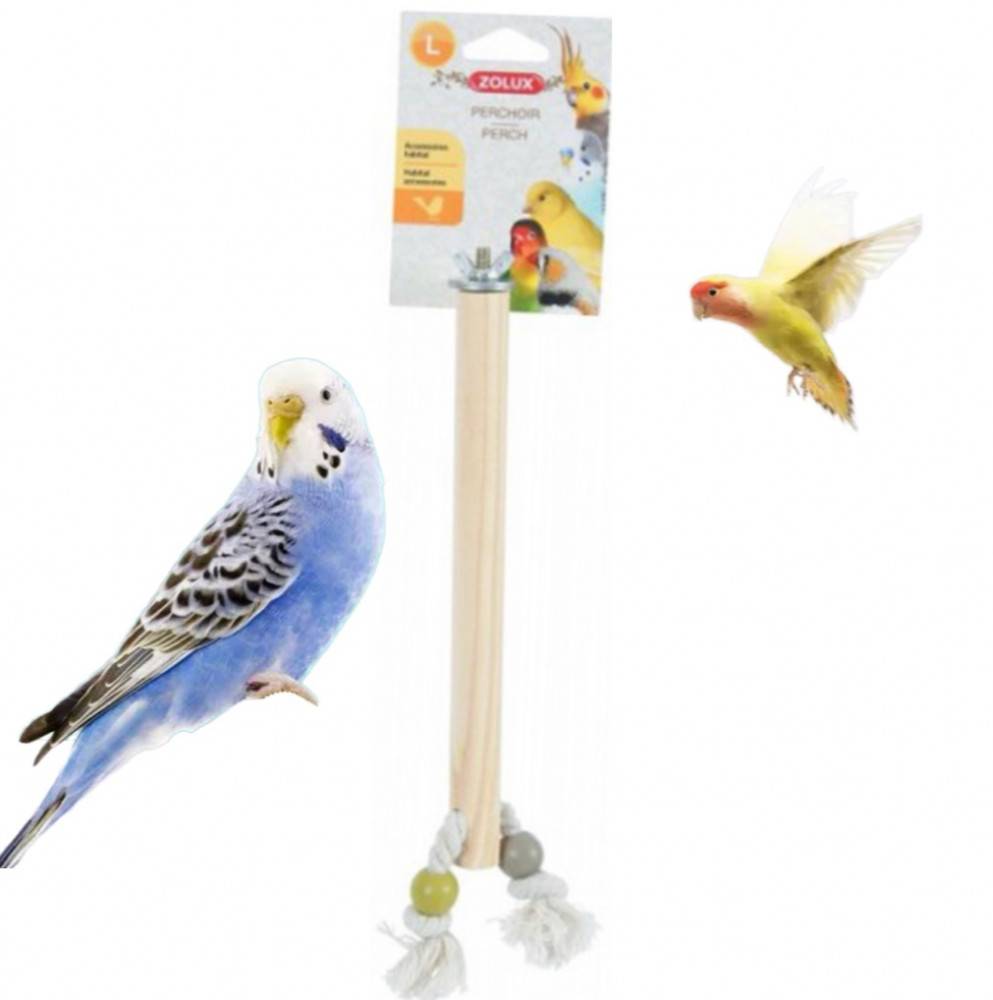 Zolux Wood Perch with Rope L