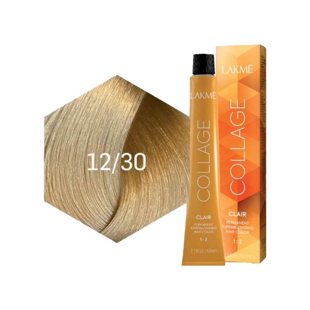 Lakme Collage Clear Hair Dye - Super Light Golden Blonde 12/30