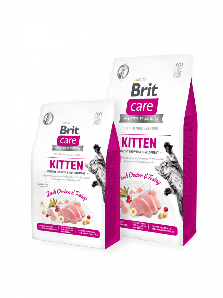 Brit Care Cat Grain Free Dry Food For Kitten Healthy Growth