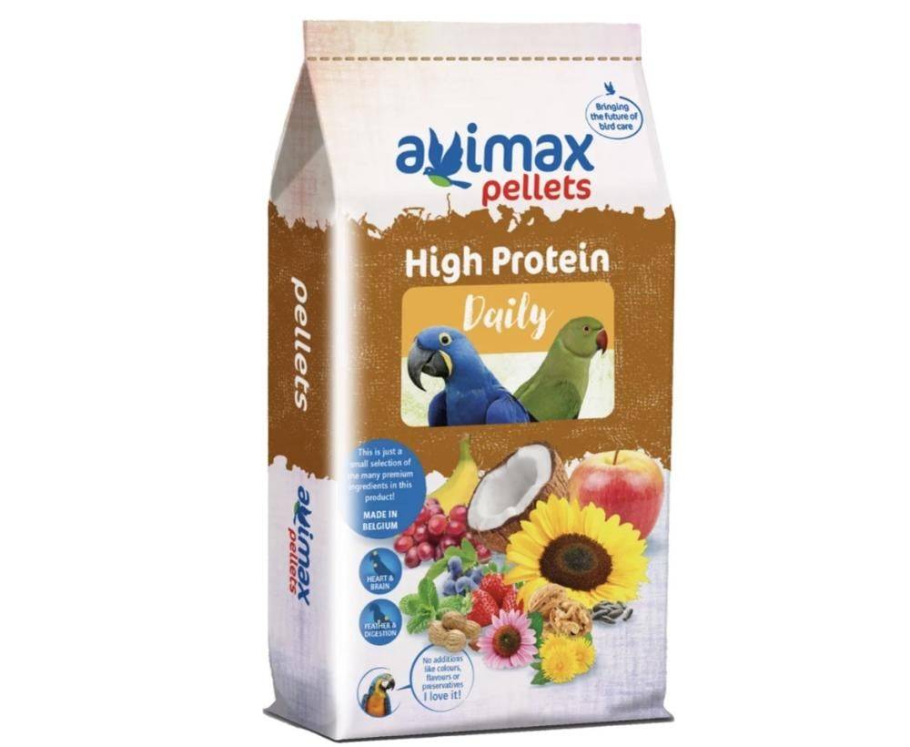 أفيماكس أكل الببغاوات عالي البروتين اليومي Avimax High Protein Daily Parrot Pellets