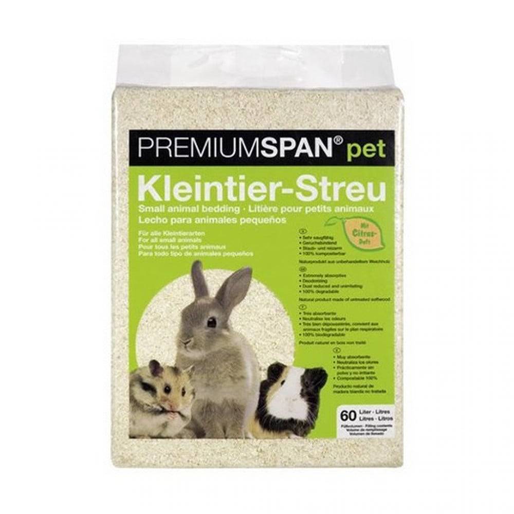 نشارة خشب بريميوم سبان نكهة الليمون فرشة للارانب والحيوانات الصغيرة 15 لتر Premium Span Bedding For Small Animals - Lemon Scent