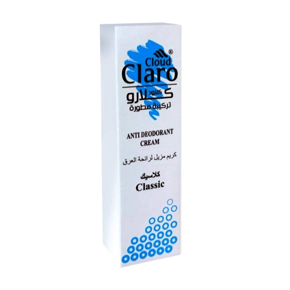 Cloud Claro Classic Deodorant Cream - 20 ml