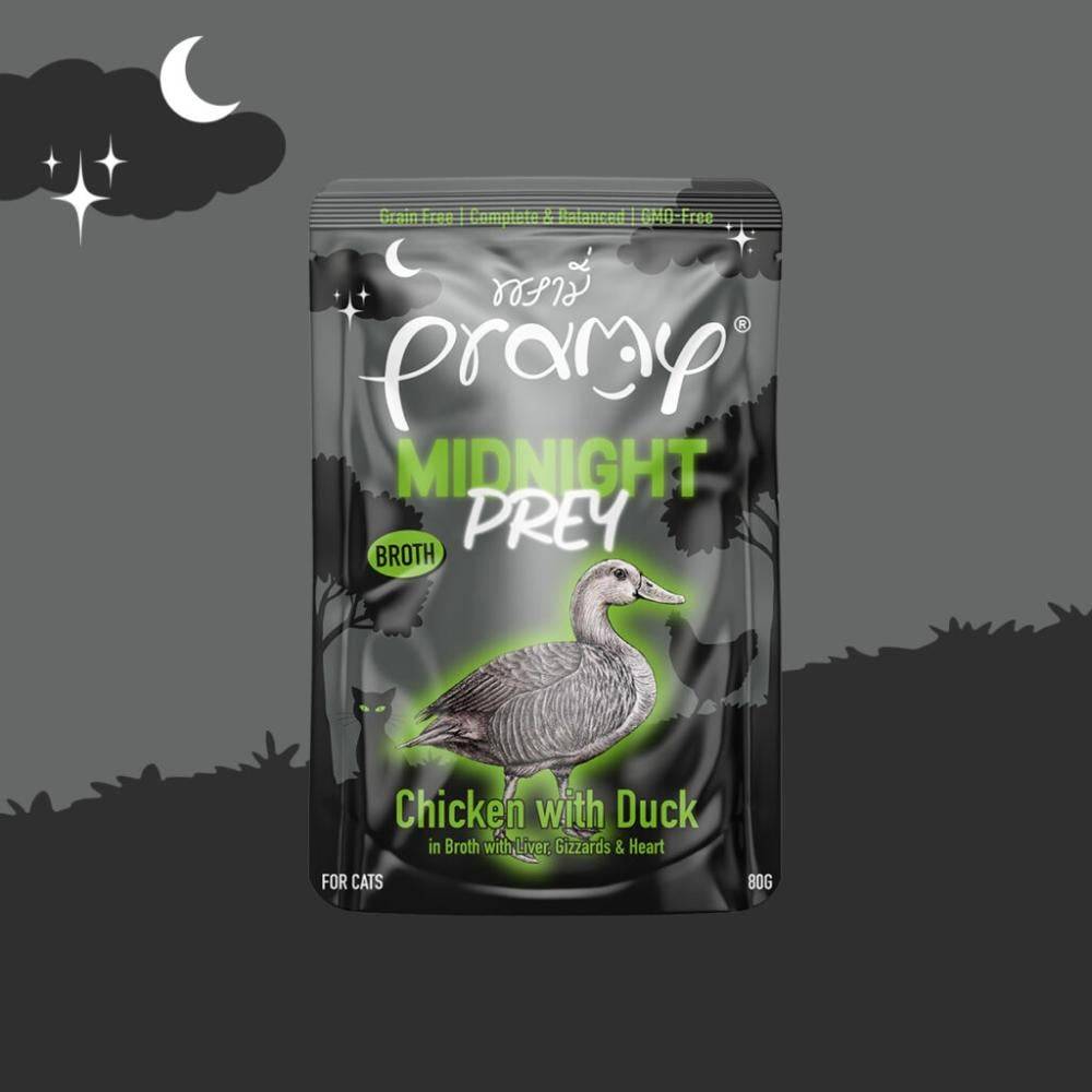 Pramy Midnight Chicken With Duck In Broth 80G