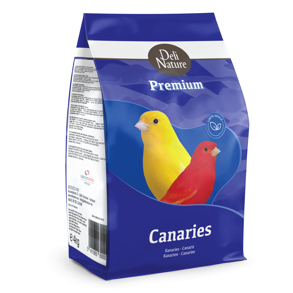 ديلي ناتشر اكل طيور الكناري - خليط مشكل لطيور الكناري DeliNature Premium Canaries