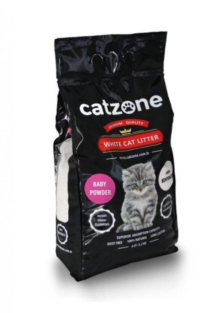 Cat Zone cat litter with baby powder scent Cat Zone white Cat Litter Baby Powder