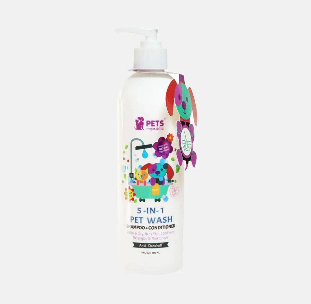 بيتس ريبابليك الليفة الرغوية (ليفة استحمام وغسول وشامبو) 3 في 1 Pets Republic All-IN-ONE Body Wash in a Sponge