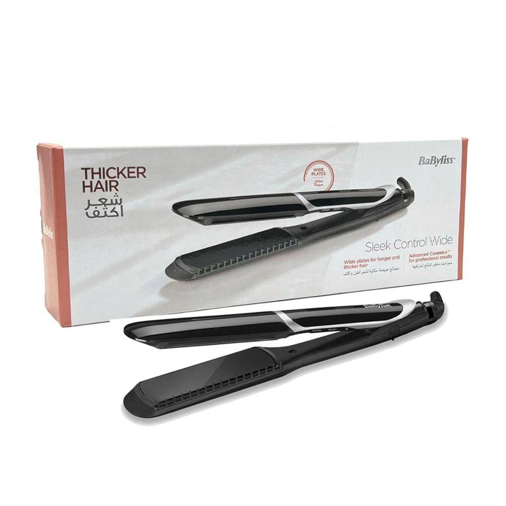 Babyliss Sleek Control Wide Hair Straightener, Model ST397SDE