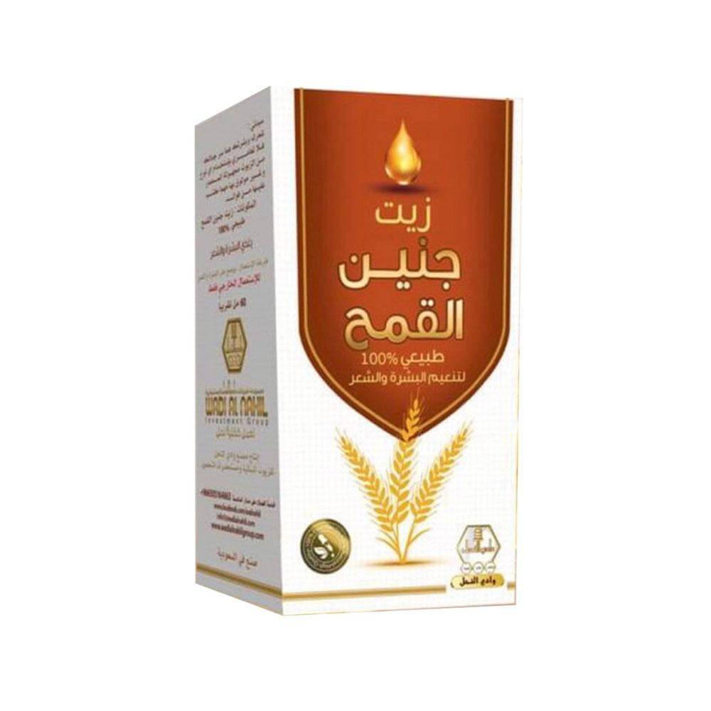 وادي النحل زيت جنين القمح لتنعيم البشرة والشعر - 60 مل