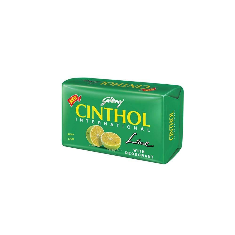 Cinthol Soap with Lemon Deodorant - 125 gm