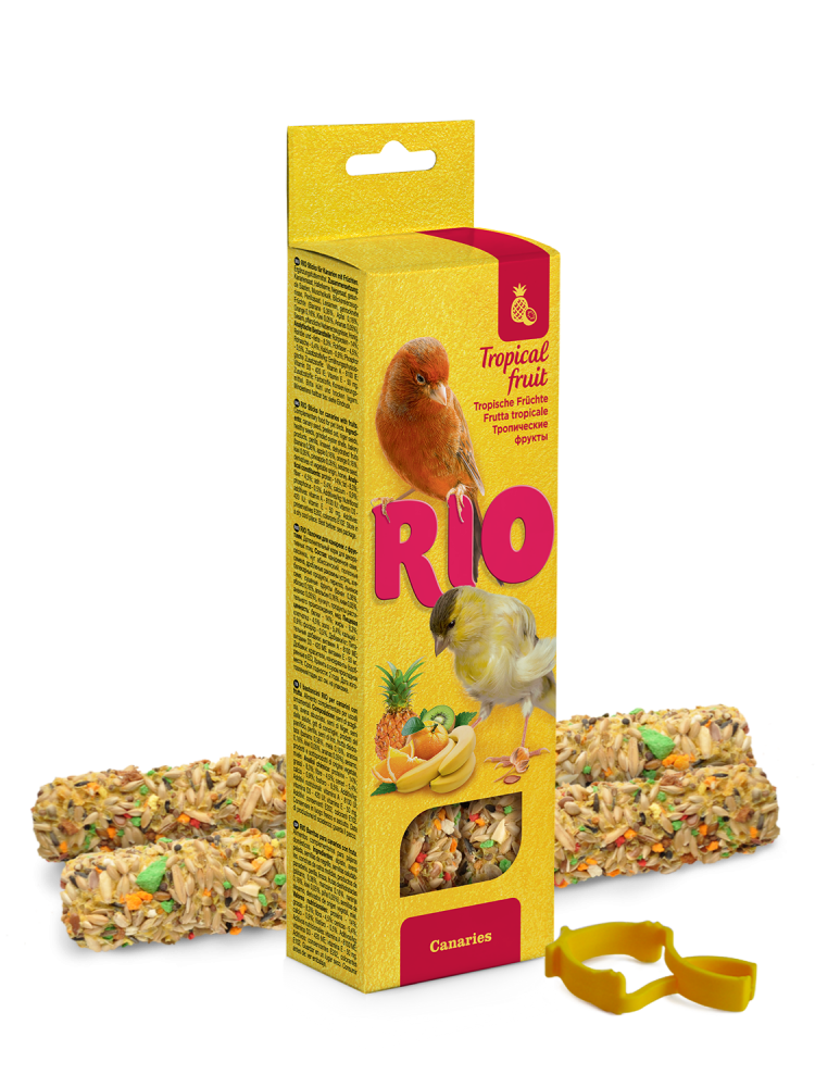 ريو سناك الكناري بالفواكه الاستوائيه RIO Sticks for canaries with tropical fruits