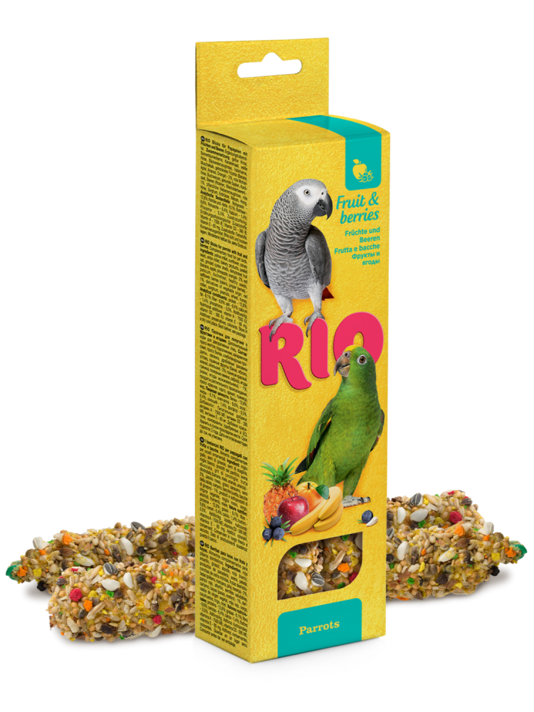 ريو اعواد الفواكه المشكله والتوت للببغاء RIO Sticks for parrots with fruit and berries