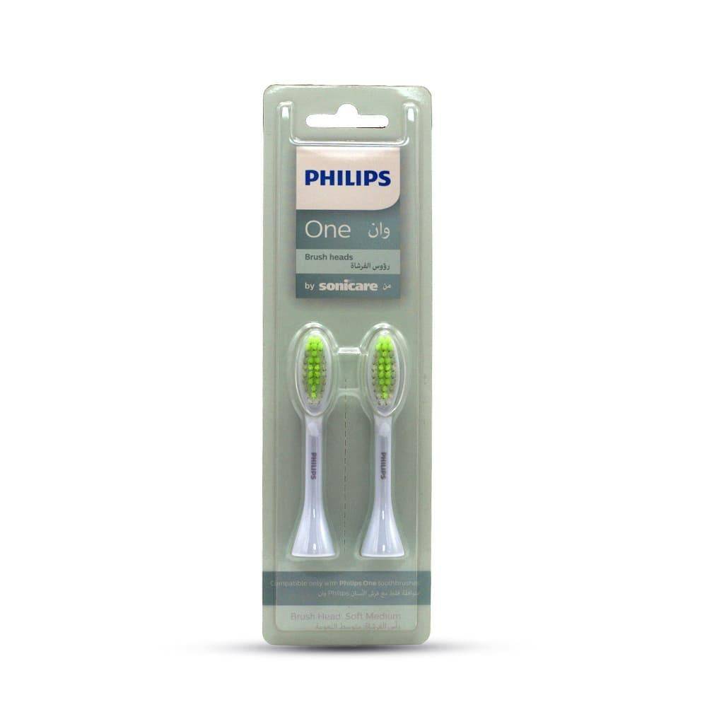 Philips One Sonicare Toothbrush Heads - White