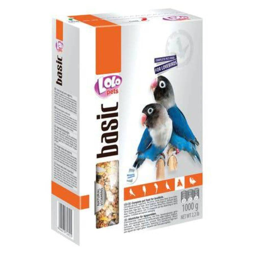 لولو بتس طعام متكامل لطيور الحب (الروز الفيشر) Lolo pets | basic complete food for Lovebirds