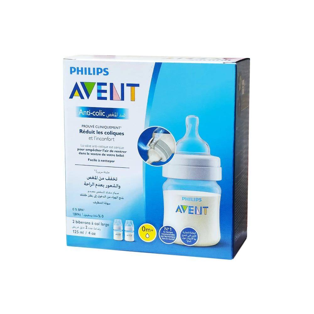 Philips Avent M0+ Anti-Colic Plastic Bottle - 125x2 ml