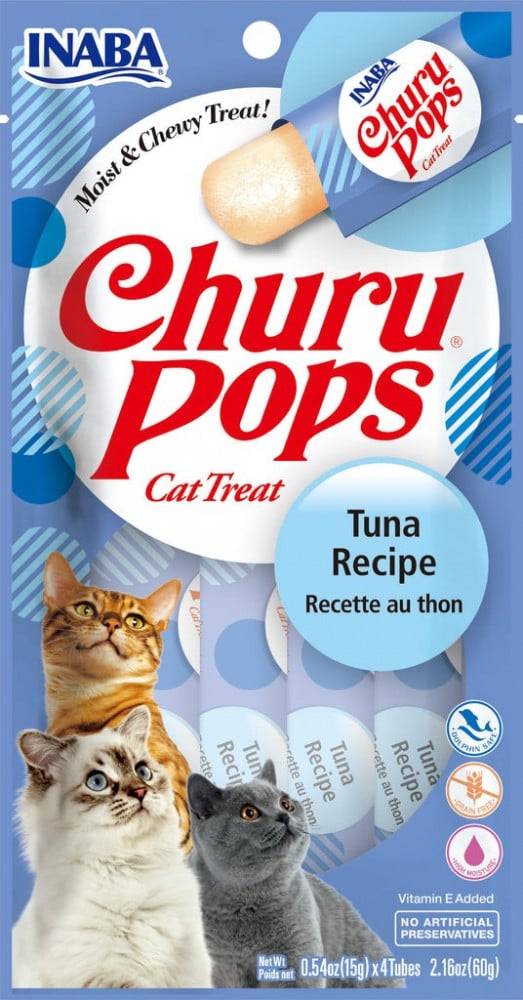 X Inaba Churu Pops Cat Treats Tuna Recipe Packsx