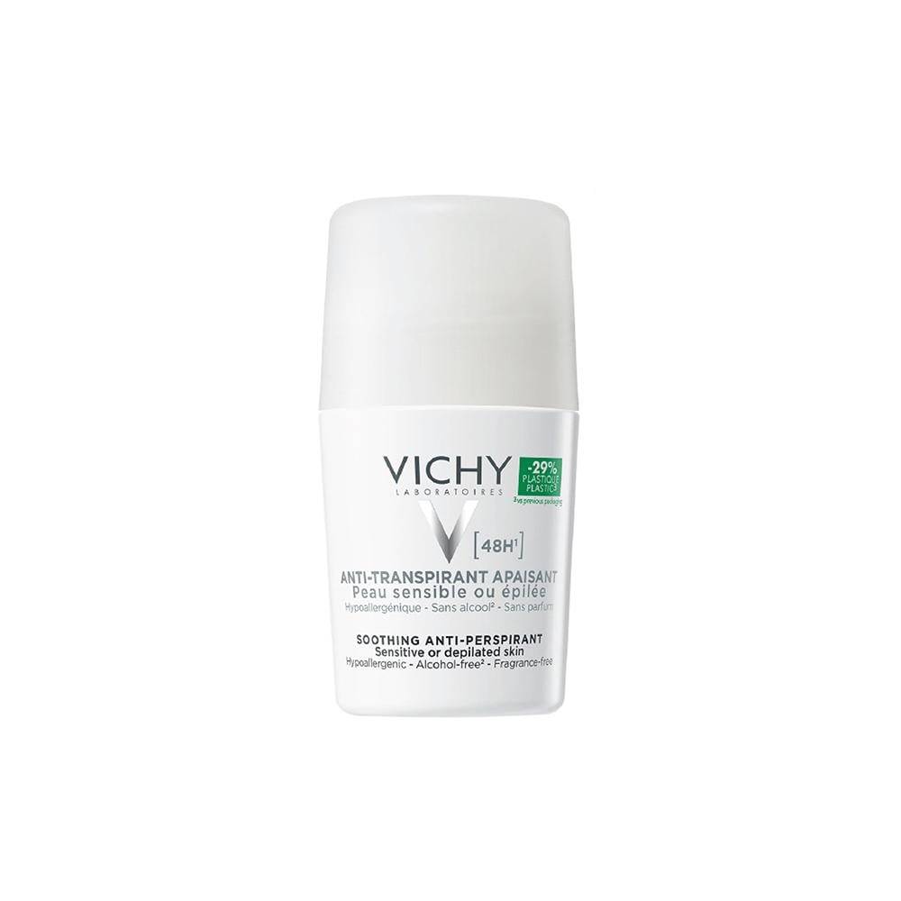 Vichy Roll-On 48 Hour Antiperspirant Deodorant for Sensitive Skin - 50 ml
