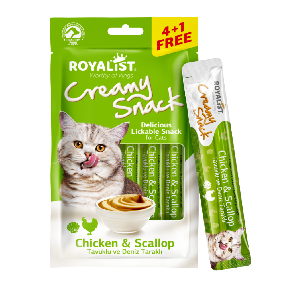 Royalist Cat Creamy Snack Pack Chicken Scallop