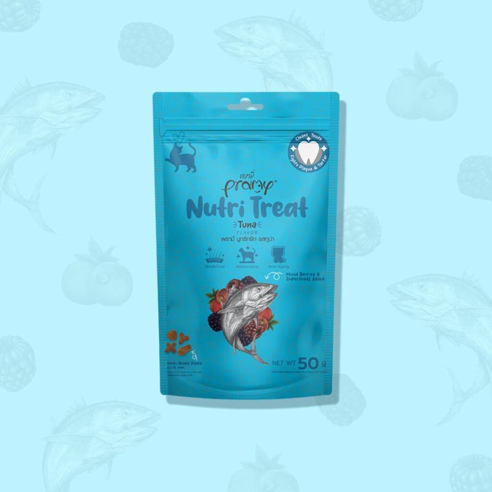 Pramy Nutri Treat Tuna Mixed Berries Flavor 50G